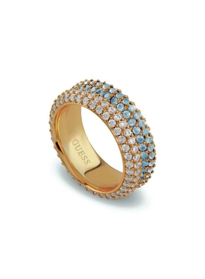 GUESS Essenza Pave Double Ring